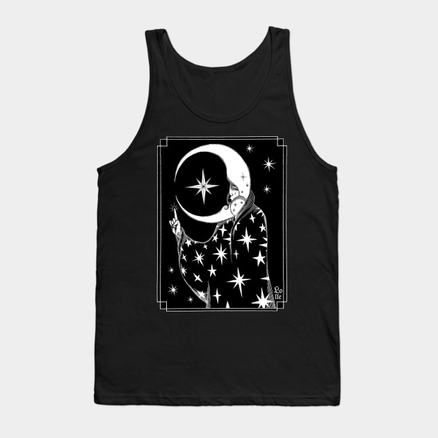 Moon Goddess Tank Top by lOll3